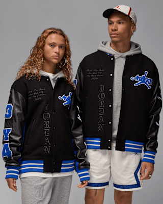 Jordan x Awake NY Men's Varsity Jacket. Nike ID